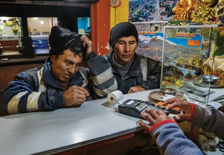 คนงานเหมือง, เปรู